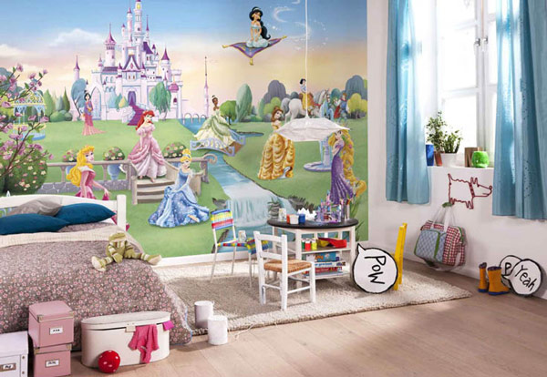 Mural Princesas Disney — Habitaciones Tematicas