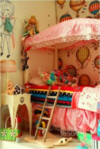 La cama del cuento La princesa y el guisante | Habitaciones Tematicas