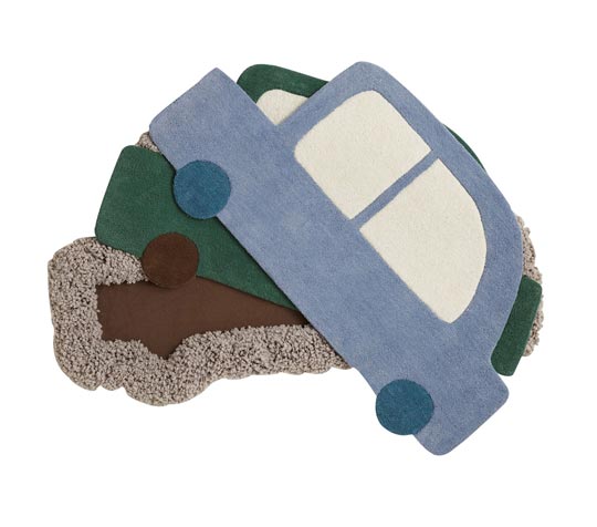 Alfombras infantiles para habitaciones de coches