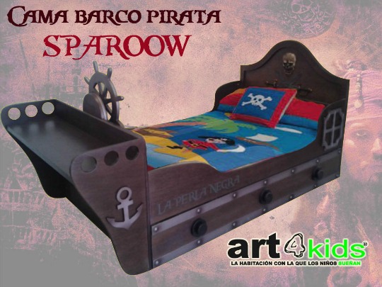 Cama infantil Pirata