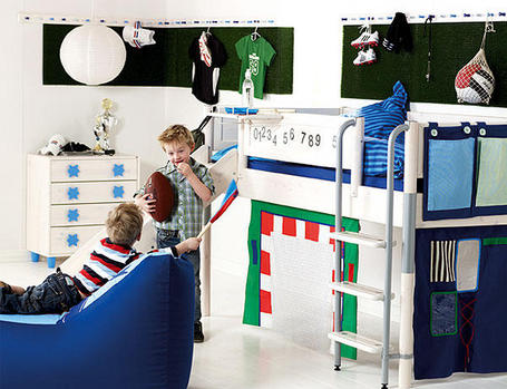 Decoración habitación infantil Futbol