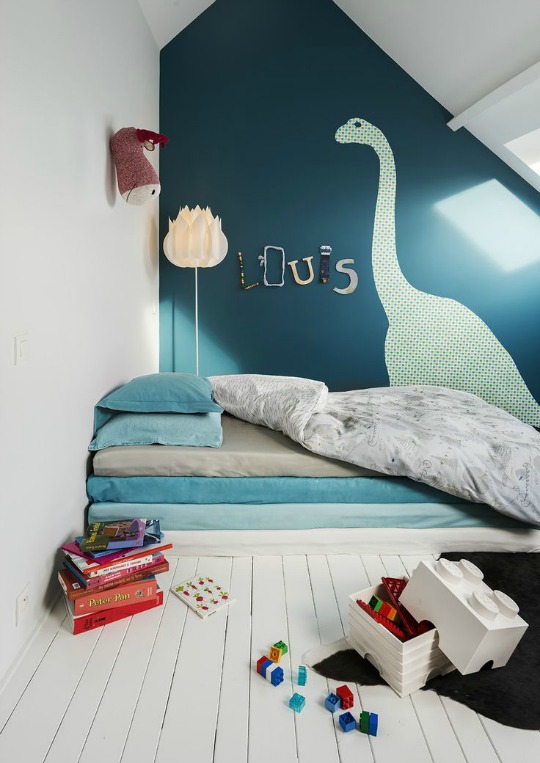 Inspiración para un dormitorio de Dinosaurios