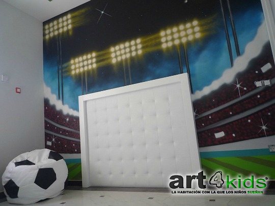 Habitación Fútbol de Art4Kids