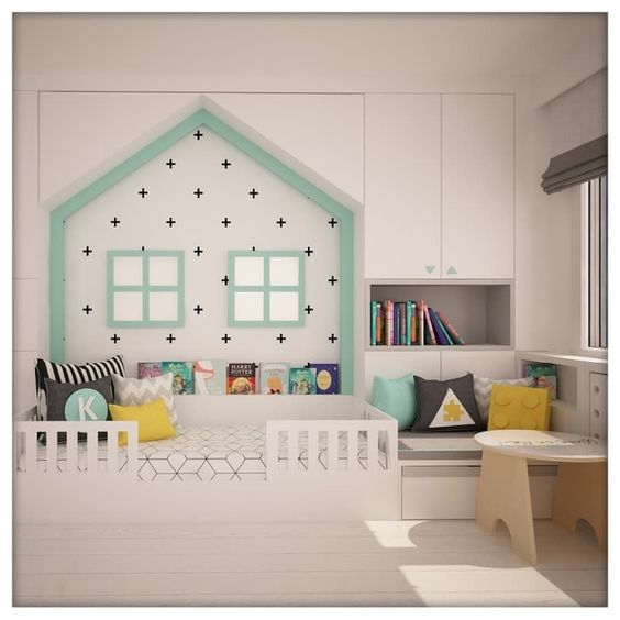 Habitaciones infantiles con casitas