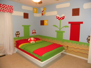 Habitación infantil de Mario Bros | Habitaciones Tematicas