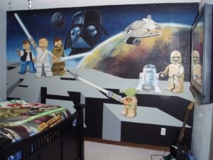 Mural Lego Star Wars | Habitaciones Tematicas