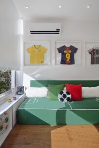 Cómo decorar una habitación infantil de temática Fútbol.
