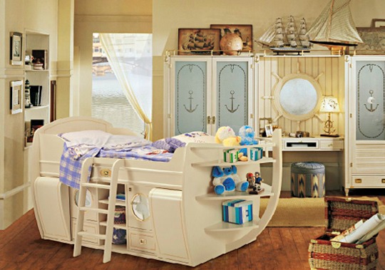 Dormitorio náuticos para niños