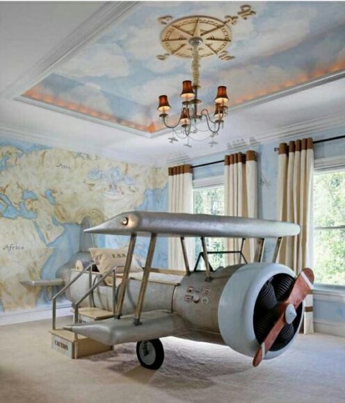 Dormitorios de temática Aviones | Habitaciones Tematicas