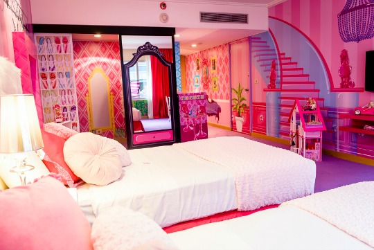 Barbie Room en el Hotel Hilton de Buenos Aires