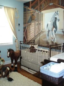 Habitaciones de bebés Caballos. Habitaciones Temáticas