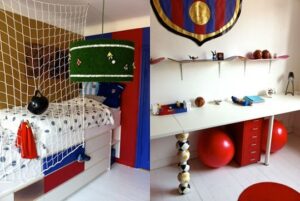 Una habitación de fútbol muy original | Habitaciones Tematicas