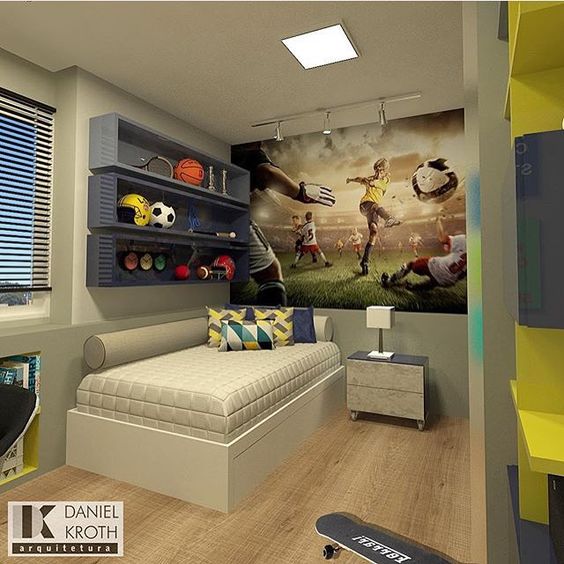 Habitaciones infantiles de Fútbol