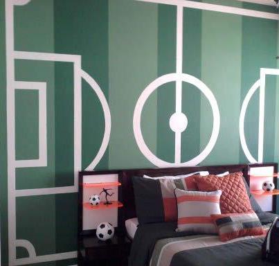 Habitación temática Fútbol