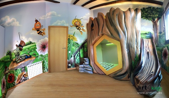 Dormitorio infantil Abeja Maya