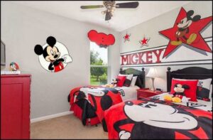 Habitaciones de Mickey y Minnie, inspiración | Habitaciones Tematicas