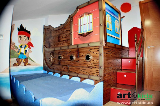 Habitación infantil Pirata de Art4Kids | Habitaciones Tematicas