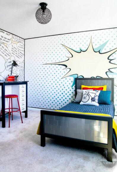 Temática Cómic para una habitación juvenil | Habitaciones Tematicas