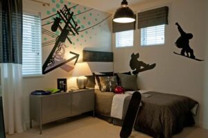Decoración Snowboard para jóvenes | Habitaciones Tematicas