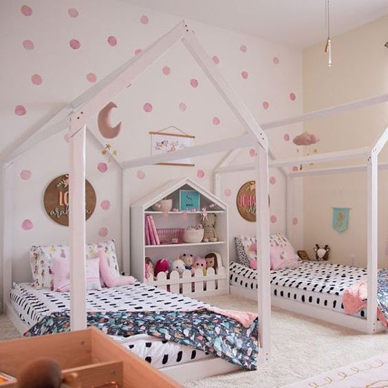 Habitaciones infantiles con casitas