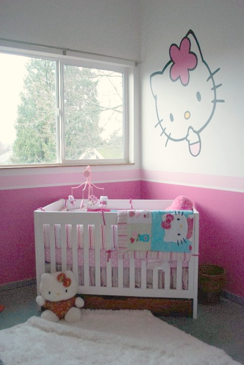 Habitación de bebé Hello Kitty
