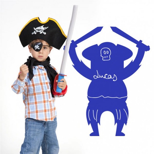 Pizarras adhesivas Piratas