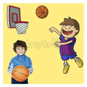 Decoración vinilos adhesivos Básquet | Habitaciones Tematicas