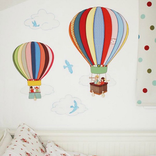 Decorar habitaciones de bebés con Globos Aerostáticos