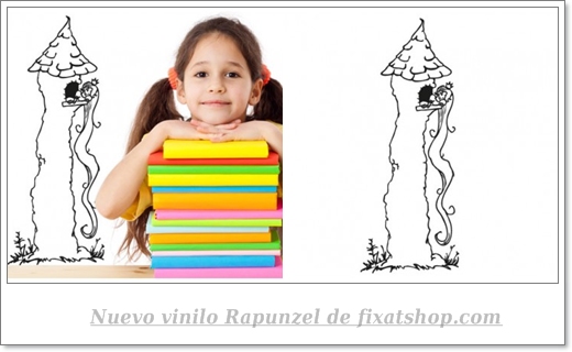 Vinilo infantil Rapunzel