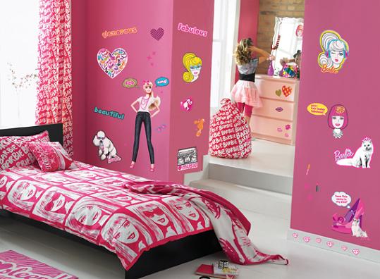 Cuartos para sales niñas de barbie