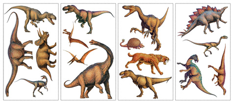 Vinilo infantil Dinosaurs